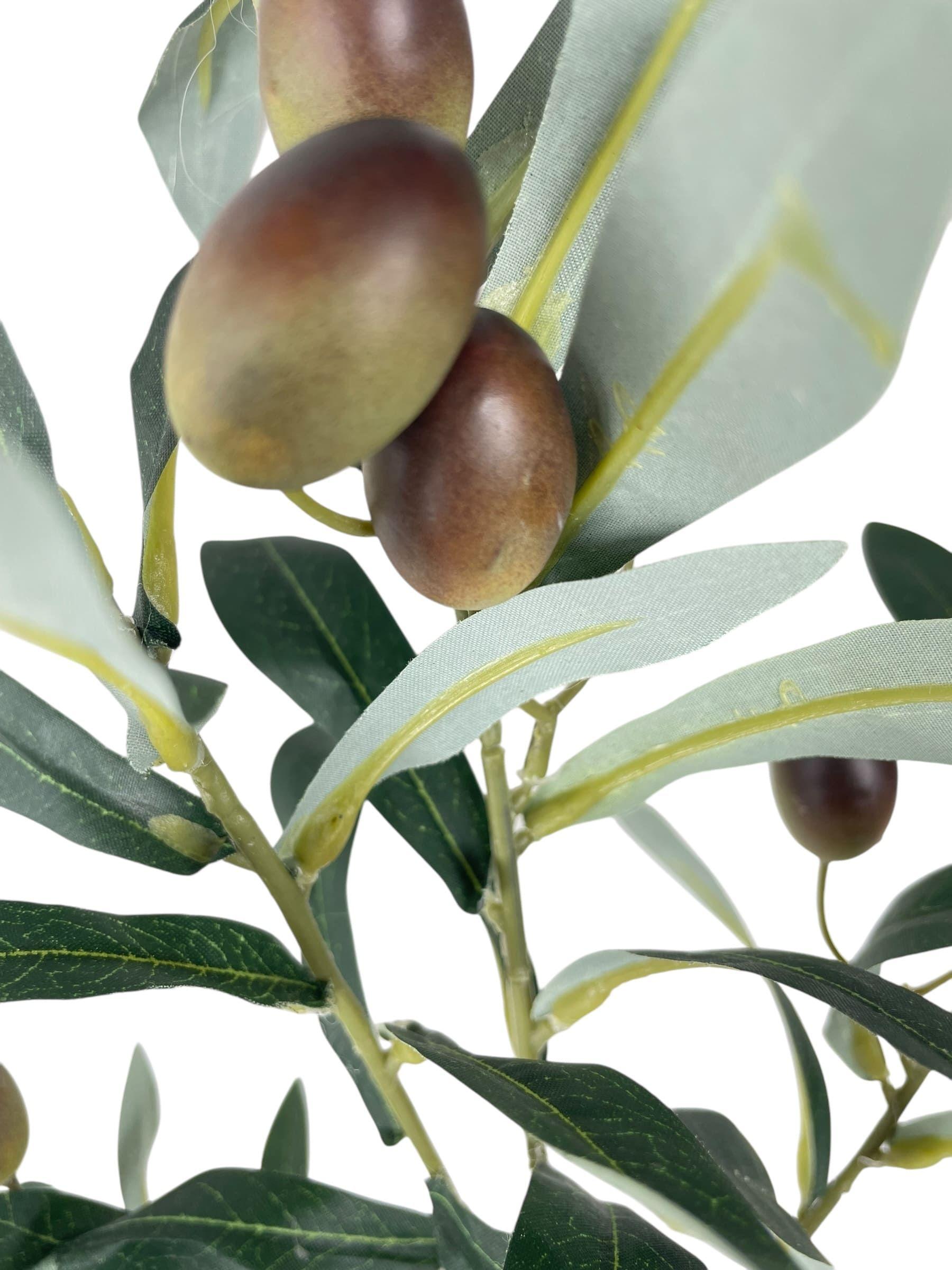 Rama Artificial de Olivo 74 cm Artificial | Estilo Natural para Interiores y Vitrinas-3