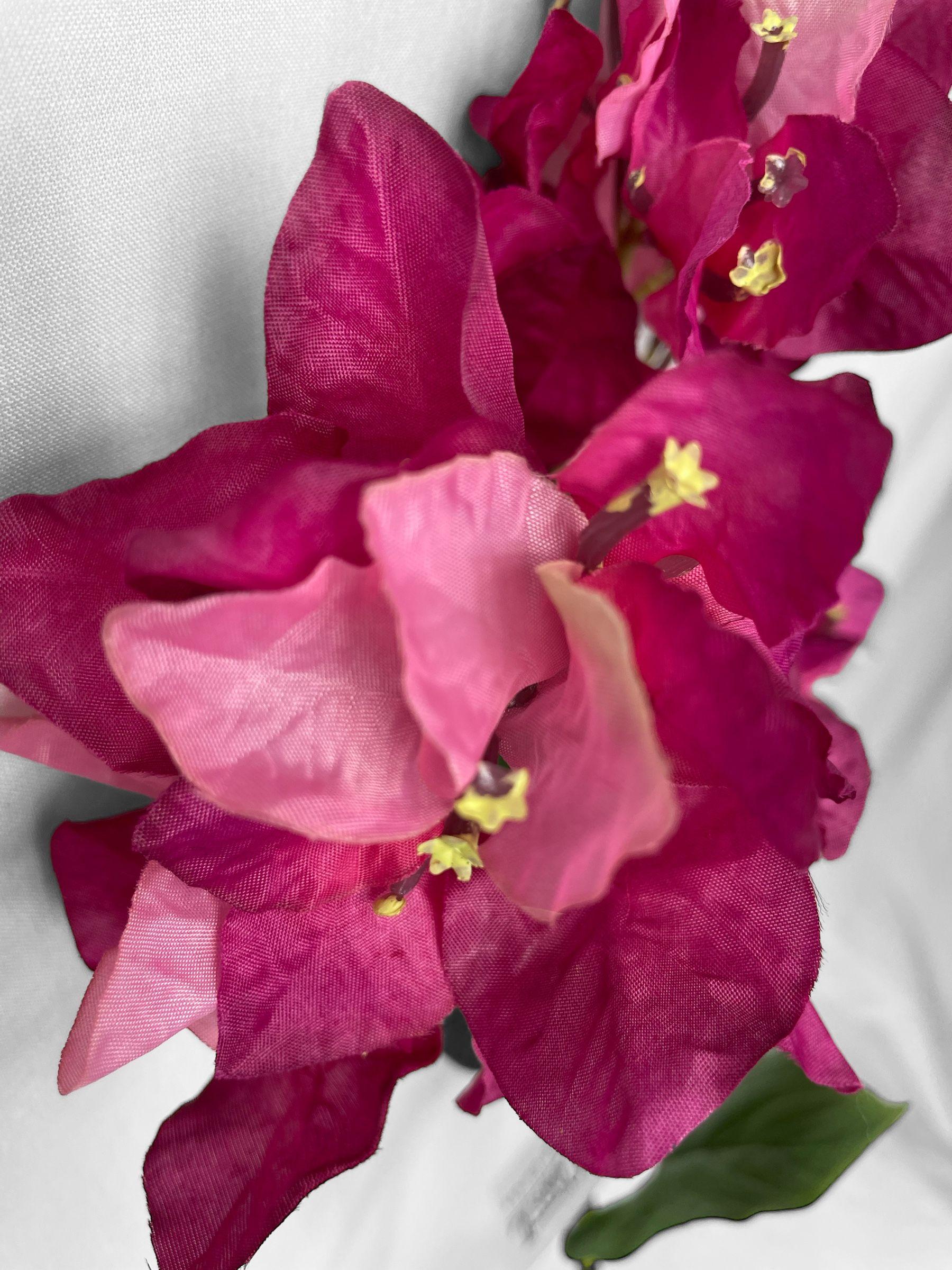 FLOR DECORATIVA COREL BUGANVILIA ROSADA 52CM-1