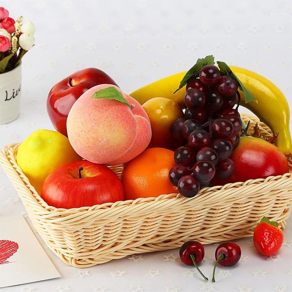 Manzana Roja Artificial 10cm-3