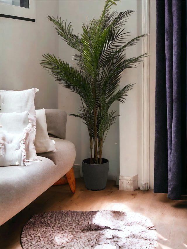 Areca Hoja Fina 183 cm Artificial | Estilo Natural para Interiores y Vitrinas-3