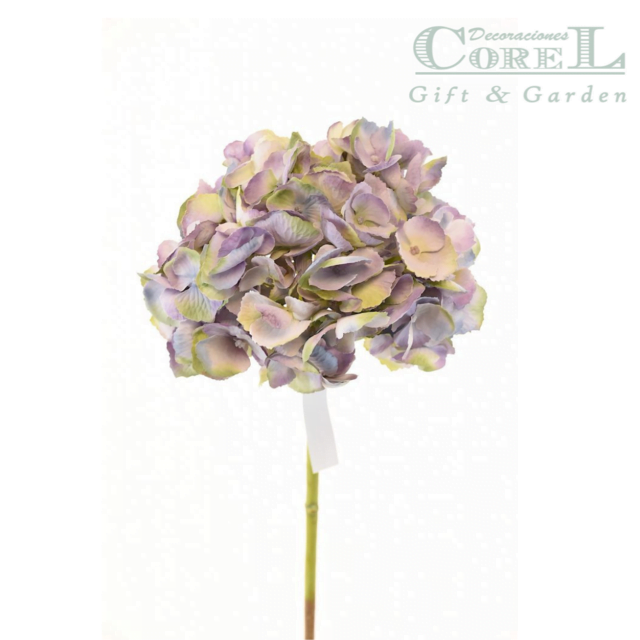 Hortensia Lila 50cm Artificial | Estilo Natural para Interiores y Vitrinas-4