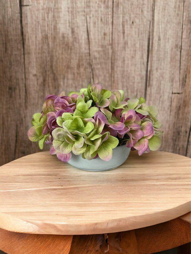 Hortensia Rosa 45cm Artificial | Estilo Natural para Interiores y Vitrinas-2