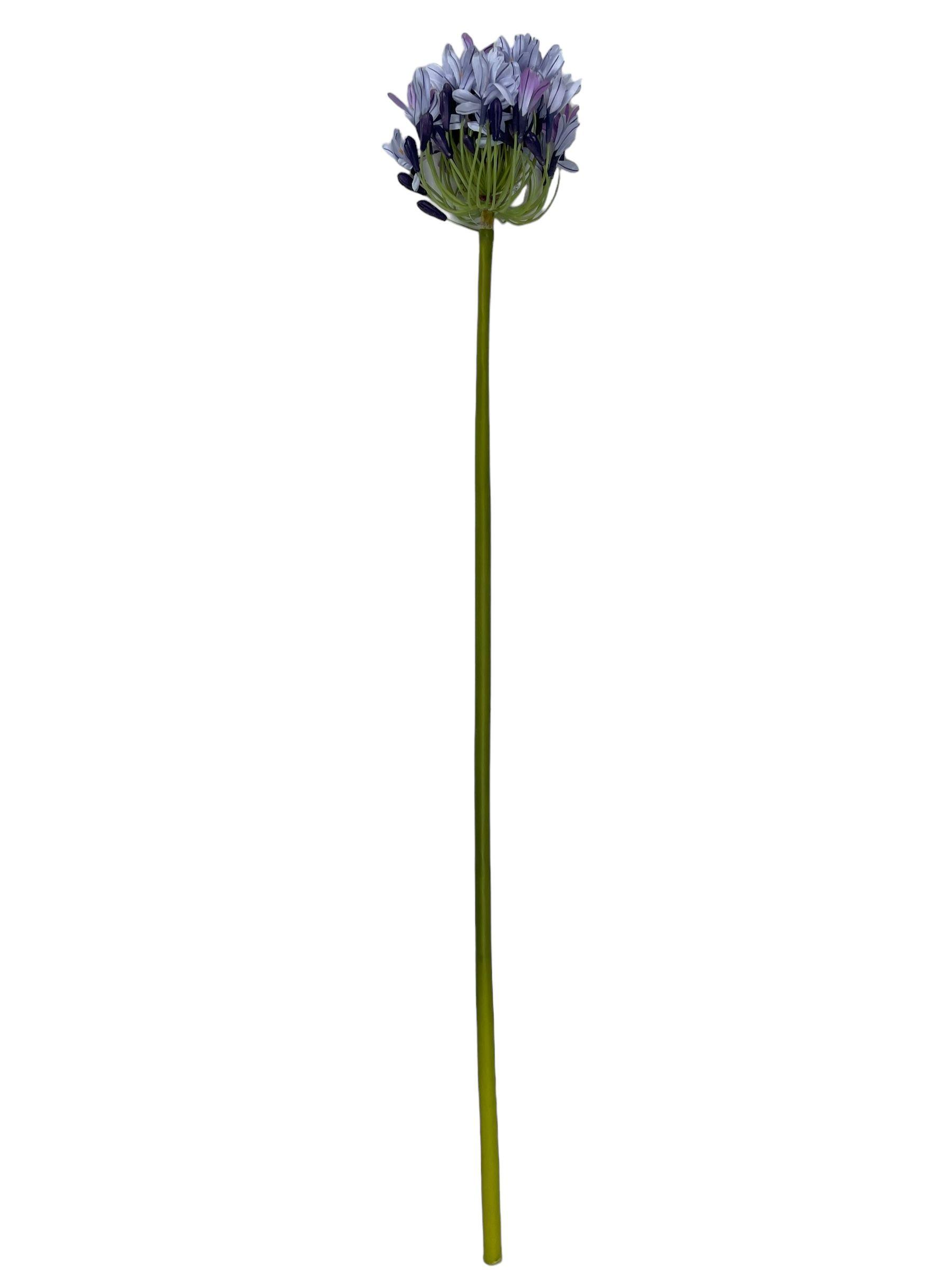 Flor Decorativa Agapanto Lila 89Cm-3