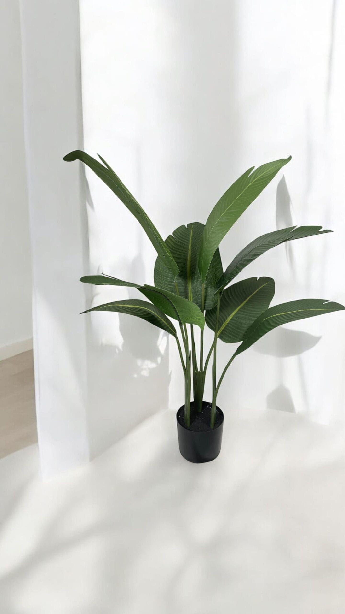 Strelitzia 90cm Artificial | Estilo Natural para Interiores y Vitrinas-4