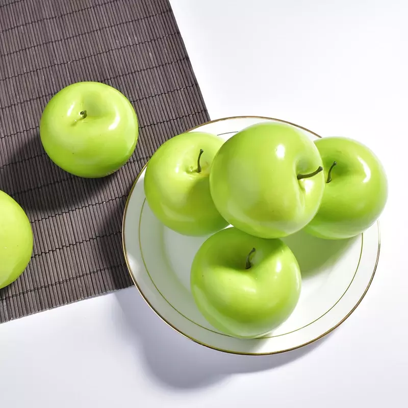 FRUTA ARTIFICIAL MANZANA VERDE COREL -5