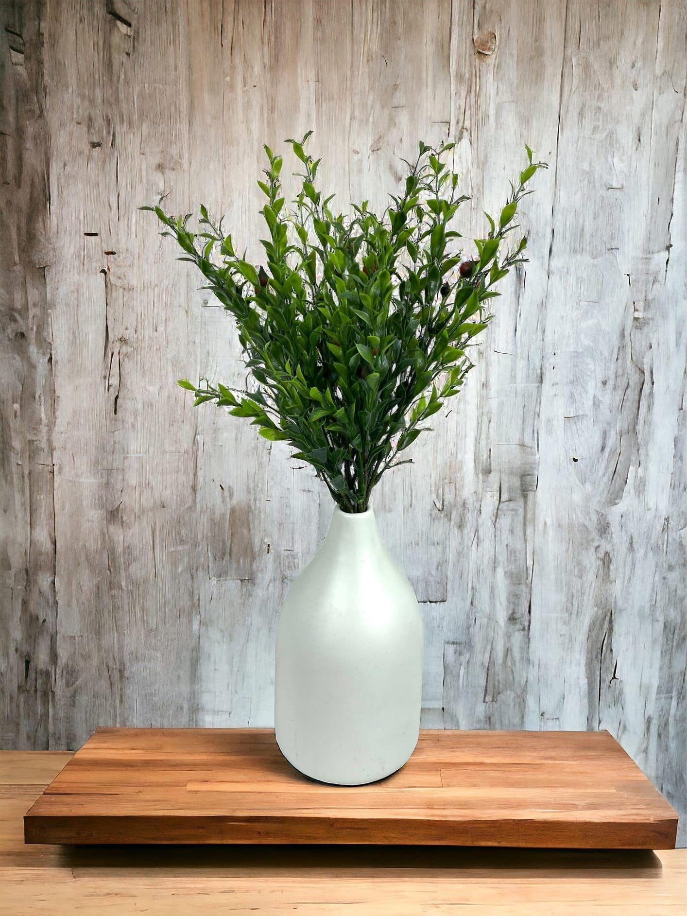 Ramo Box Con Fruto Rojo Artificial | Estilo Natural para Interiores y Vitrinas-3