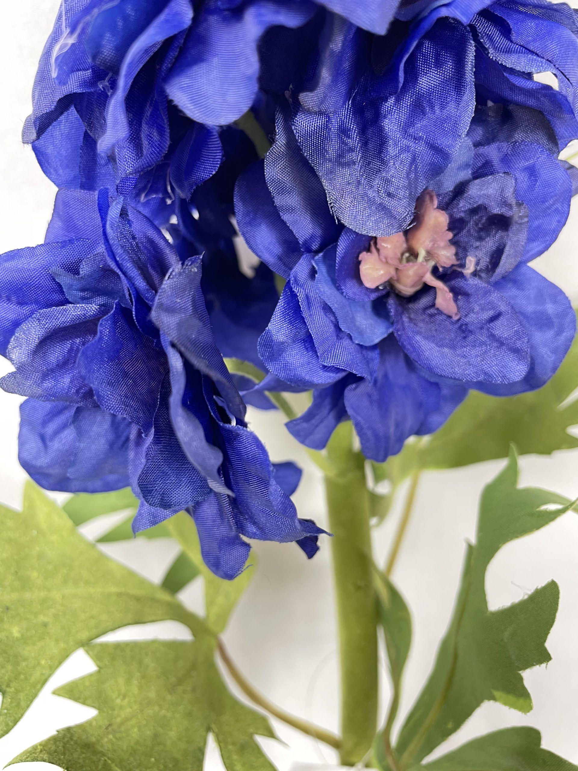 Flor Decorativa Delphinium Azul 94Cm-2