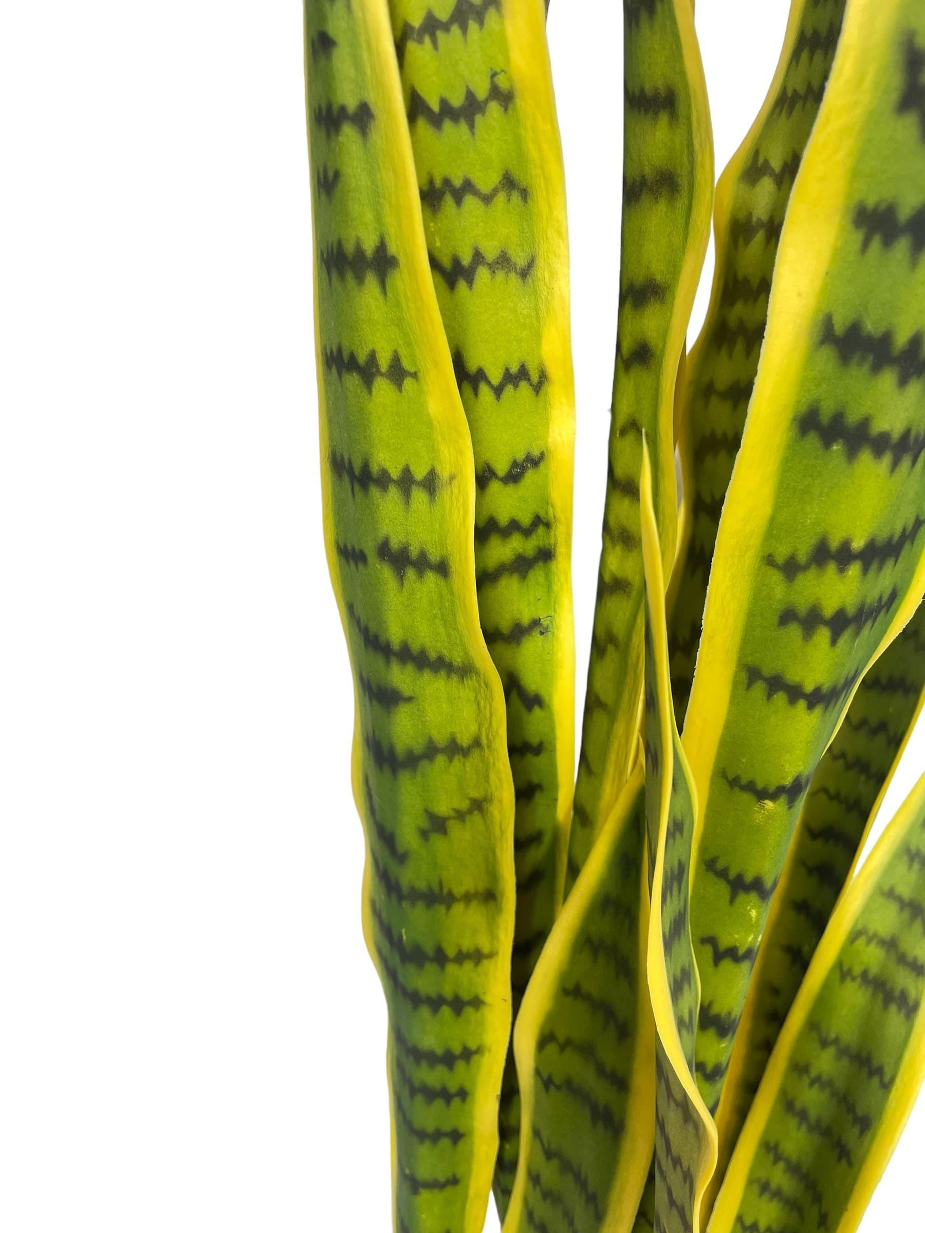 Sanseviera Amarilla de 112cm Artificial | Estilo Natural para Interiores y Vitrinas-2
