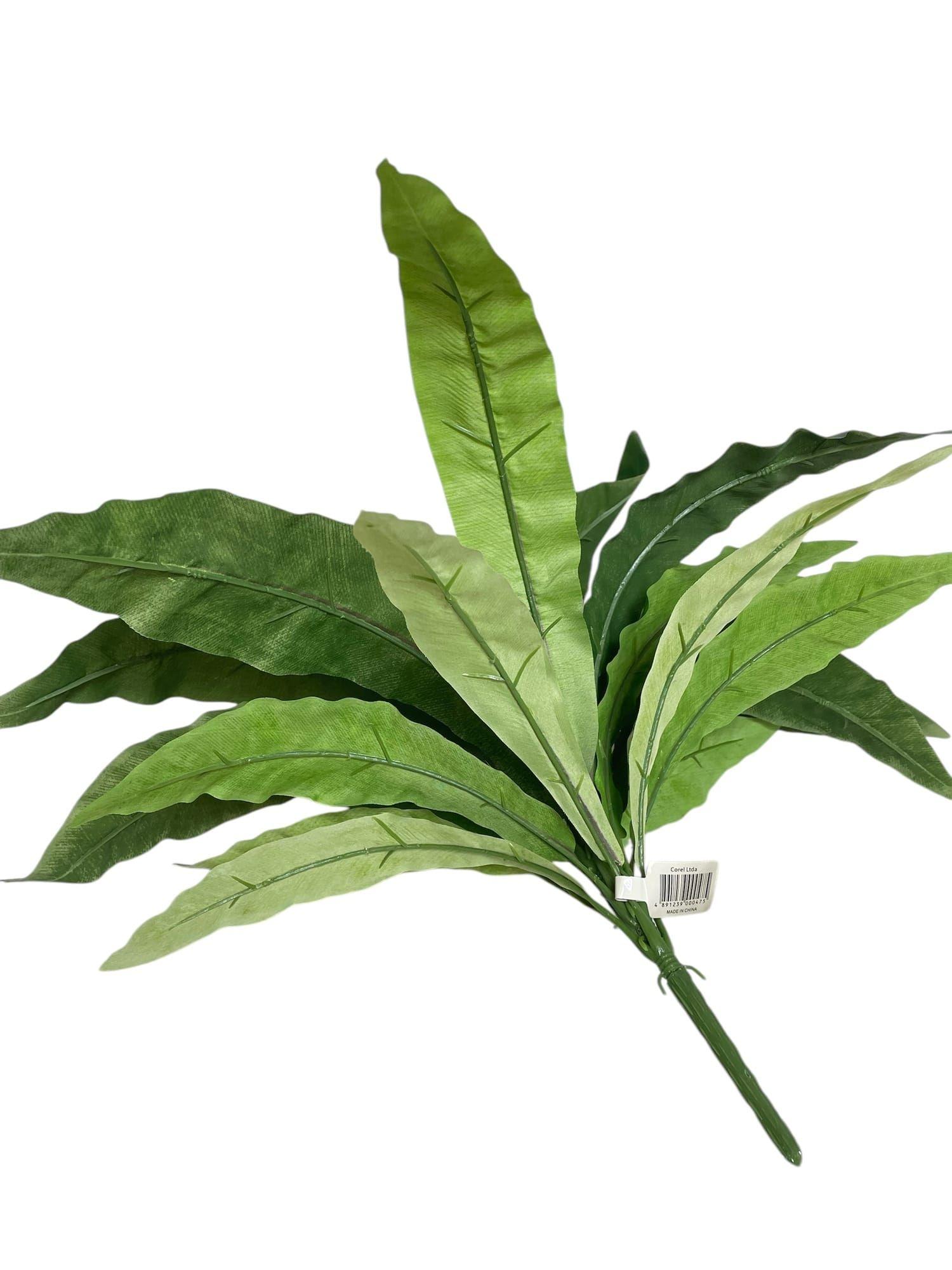 Helecho Nido De Pájaro 53cm Artificial | Estilo Natural para Interiores y Vitrinas-4