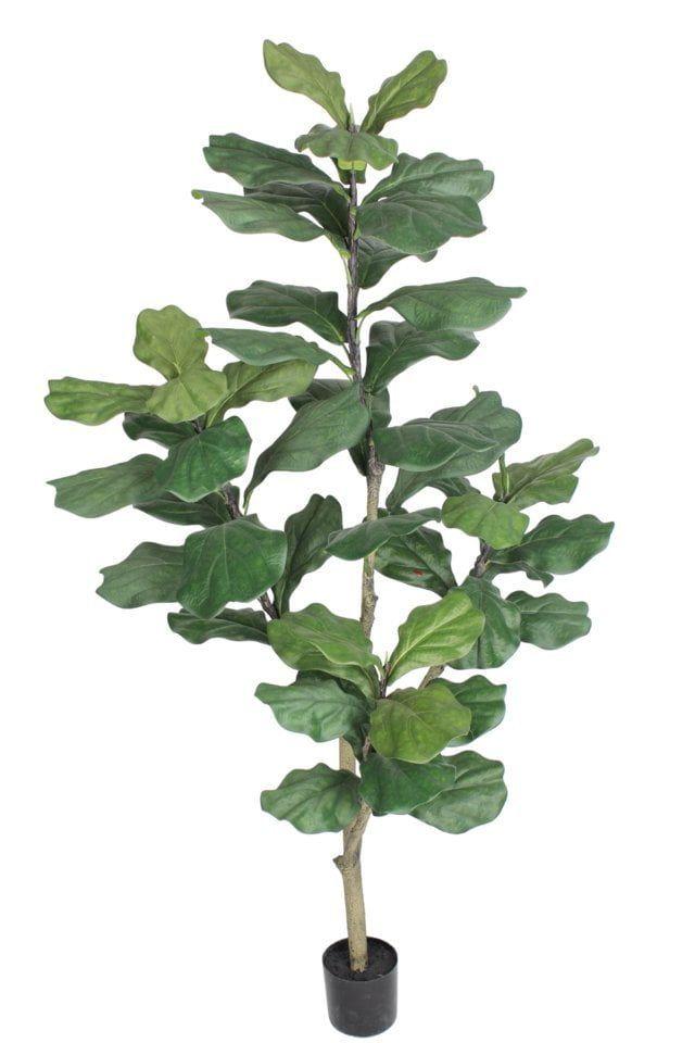 Árbol Artificial Ficus Lyrata 150cm Artificial | Estilo Natural para Interiores y Vitrinas-0