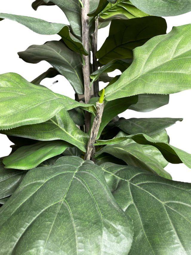 Árbol Artificial Ficus Lyrata 150cm Artificial | Estilo Natural para Interiores y Vitrinas-1