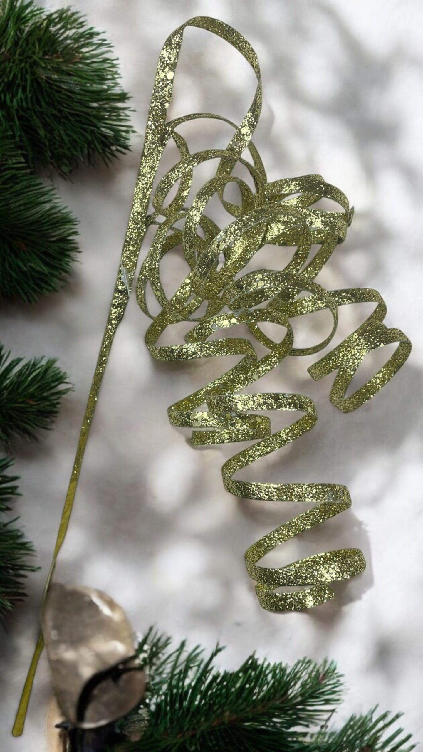 Rama Resorte Dorada de 70 cm-3