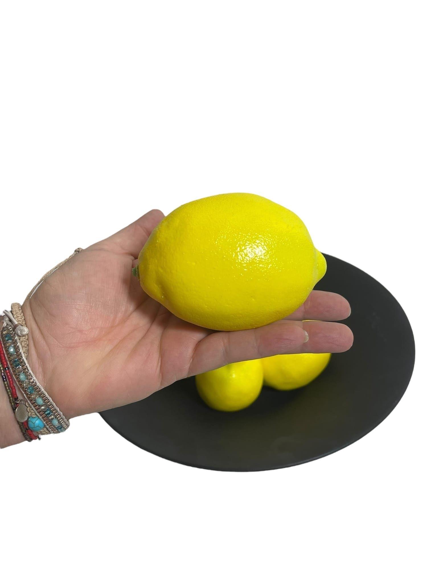 Limon Artificial Grande Artificial | Estilo Natural para Interiores y Vitrinas-2