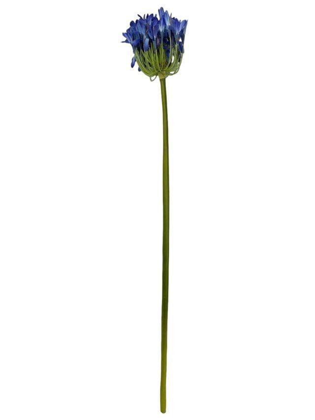 Rama Artificial de Agapanto Azul 89cm Artificial | Estilo Natural para Interiores y Vitrinas-2