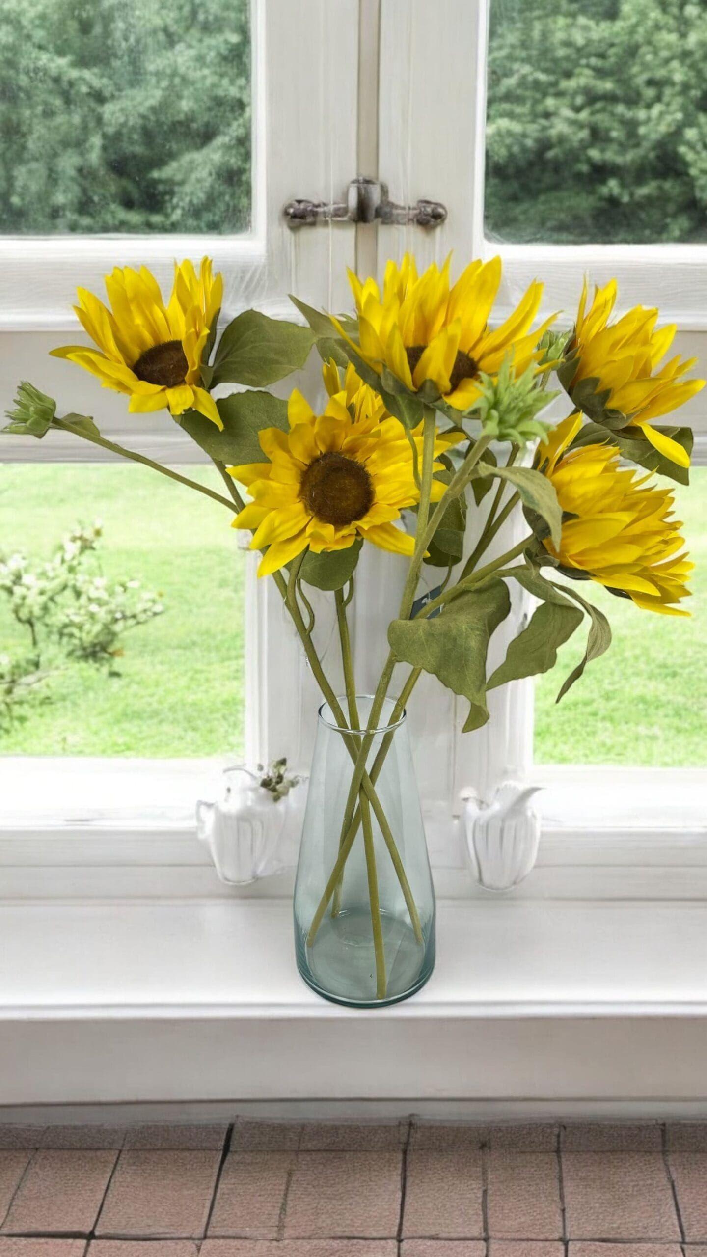 Flor Maravilla de 52 cm Artificial | Estilo Natural para Interiores y Vitrinas-4