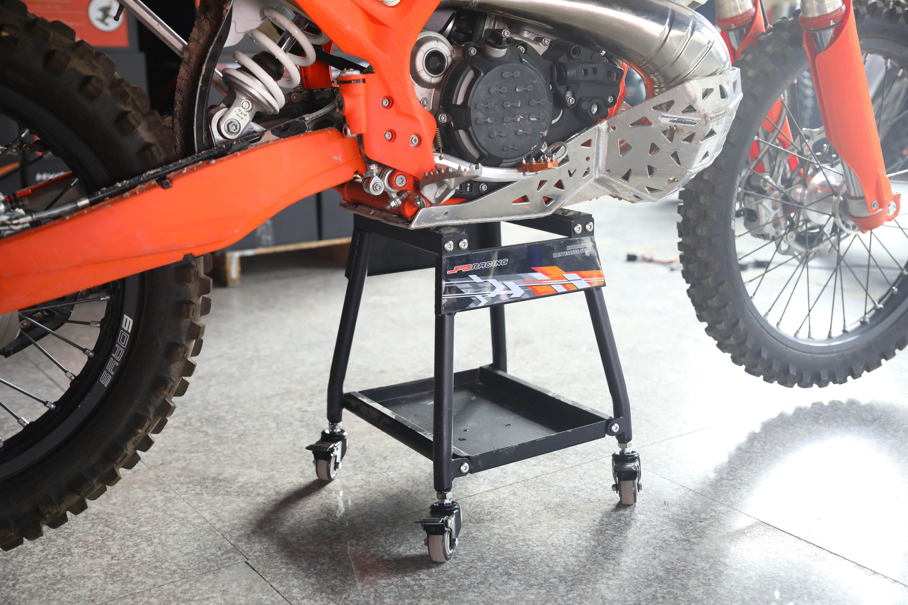 Caballete banquillo Moto Cross Enduro Incluye ruedas-6