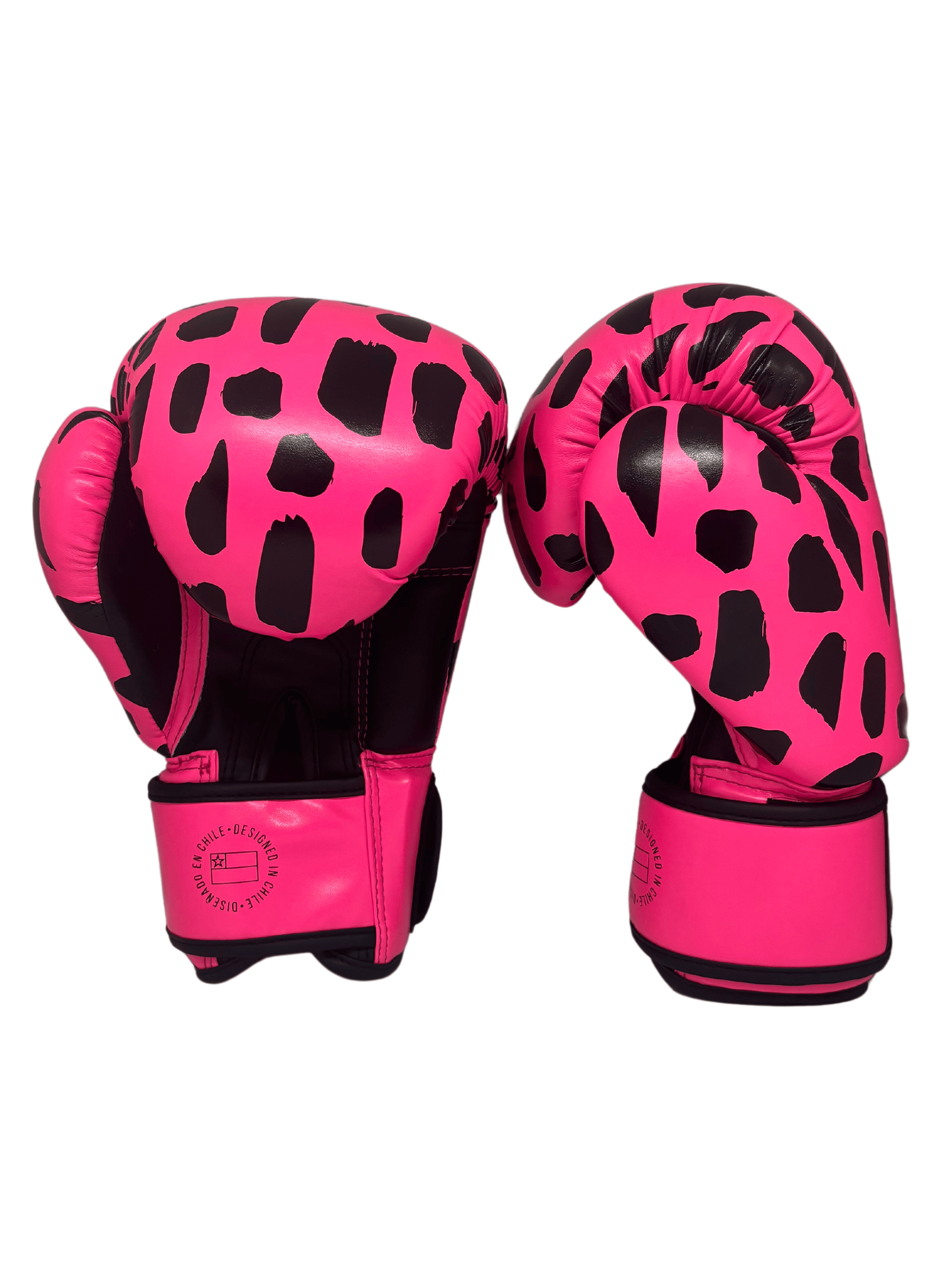 Guantes de Boxeo Rosados 14oz-2