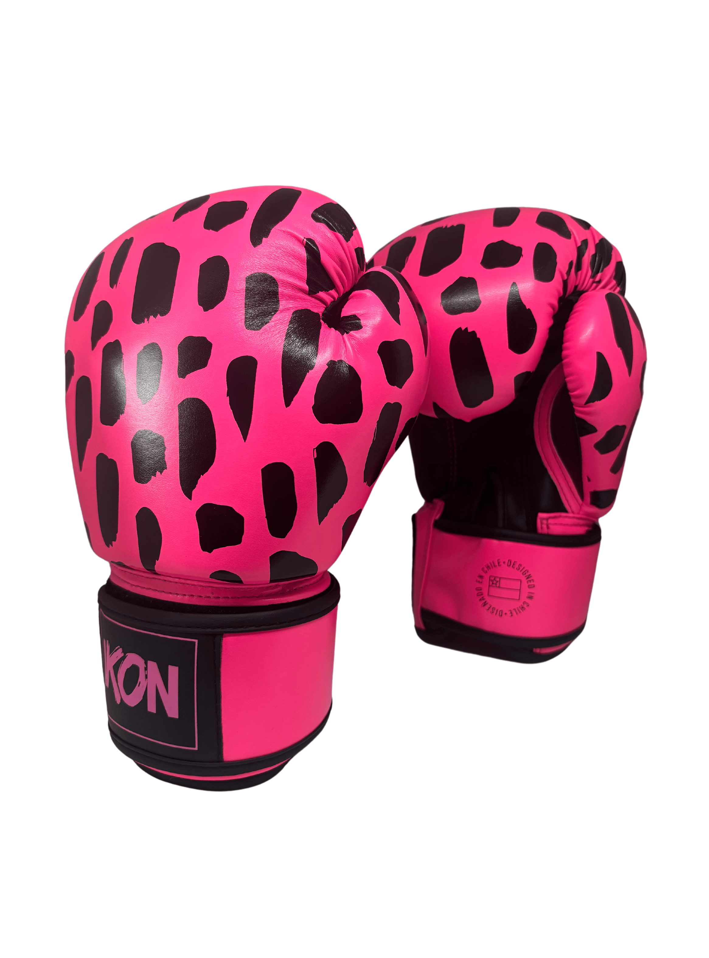 Guantes de Boxeo Rosados 14oz-3