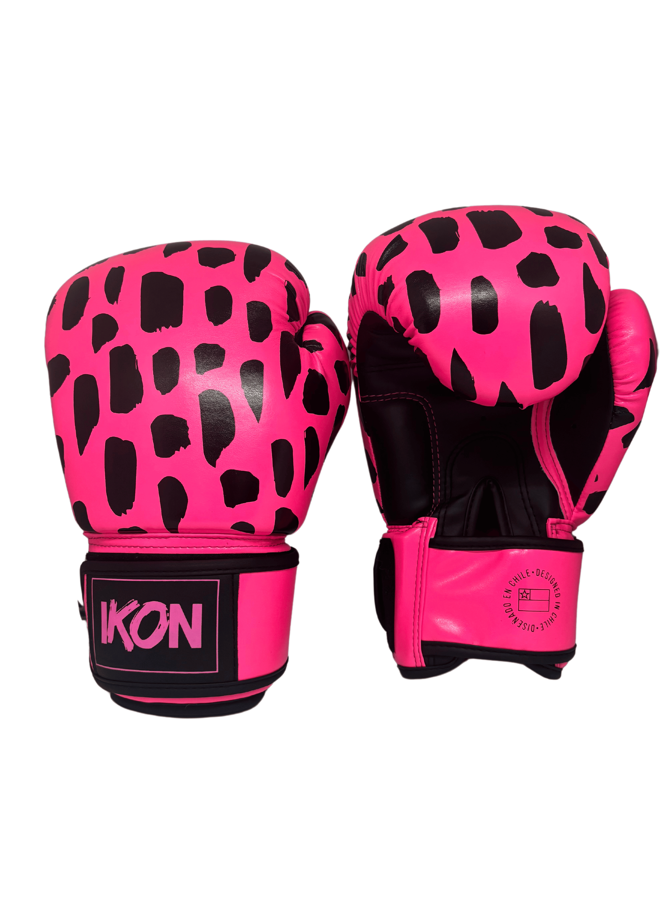Guantes de Boxeo Rosados 14oz-4