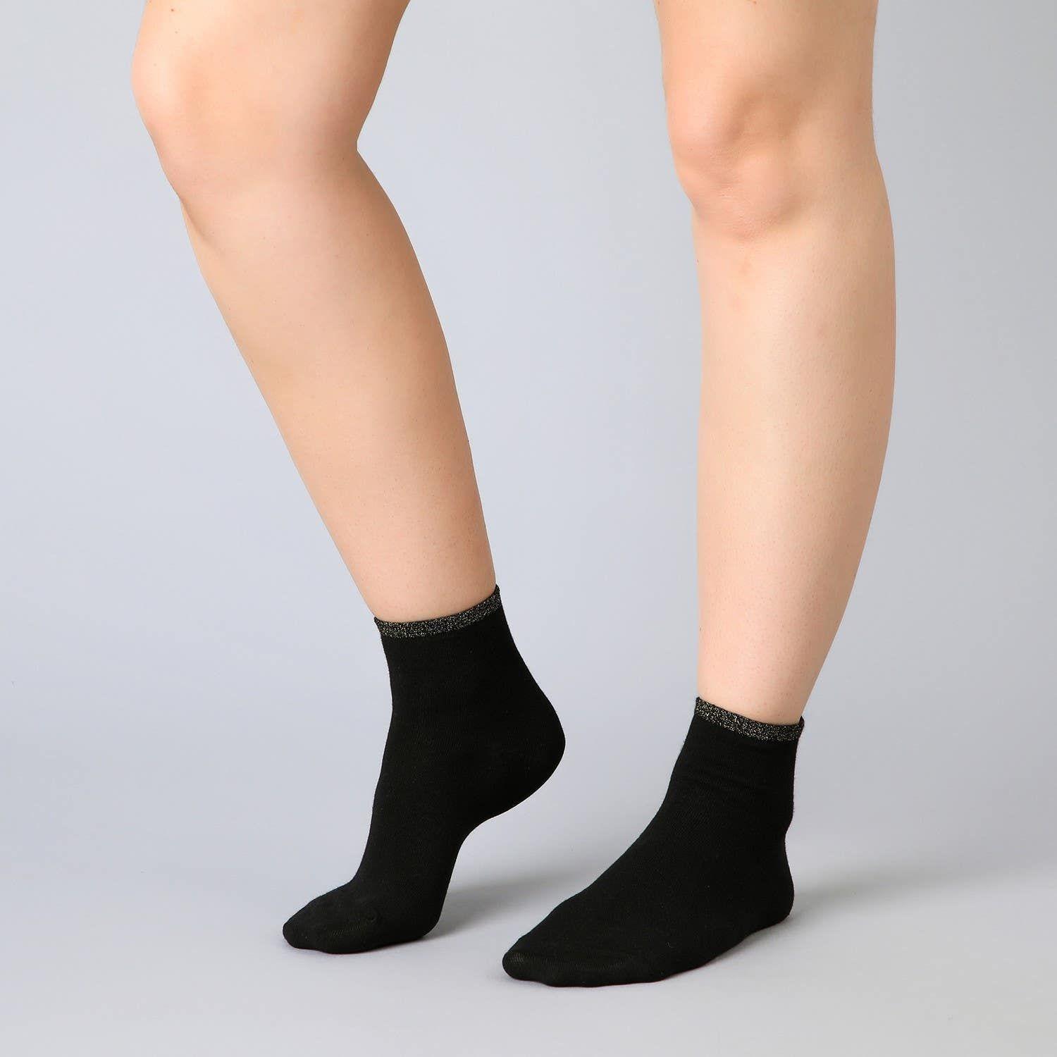 Calcetín 3X Pack Quarter Negro-2