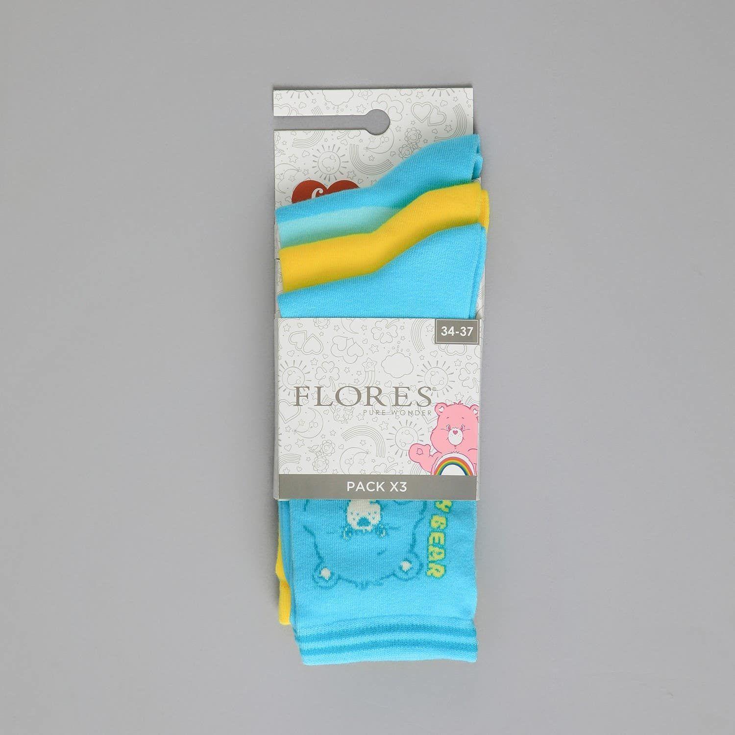 Pack 3x Calcetines Cariñositos Niñas Verde-0