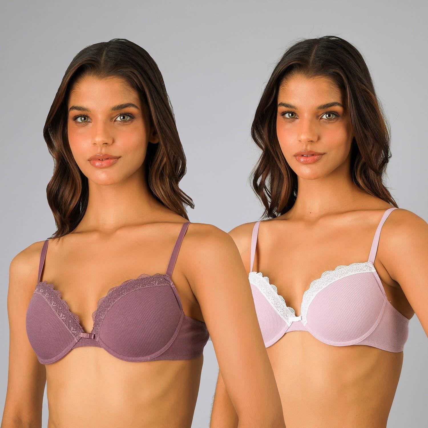 Pack 2X Sostén Balconet Con Arcos-0