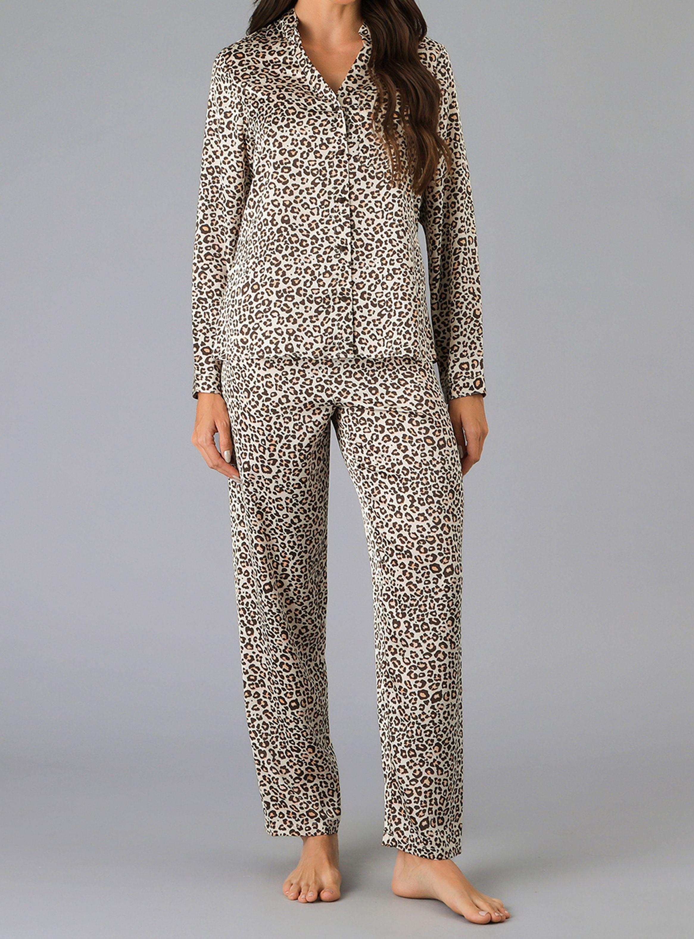 Set C. Mao + Pantalón Satín Print Café-0