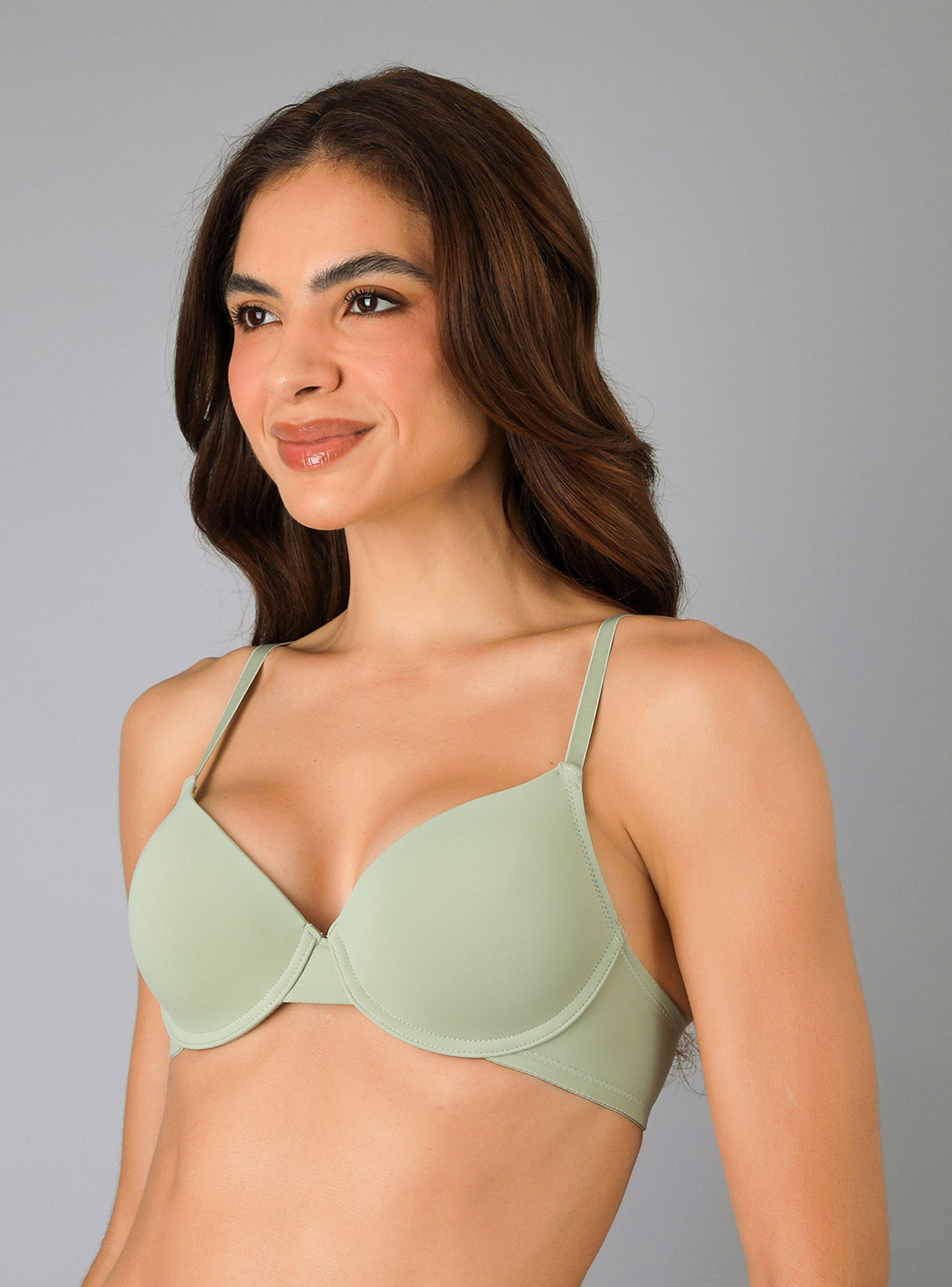 Pack 2X Sostén Perfect Cover Microsolid Verde-1