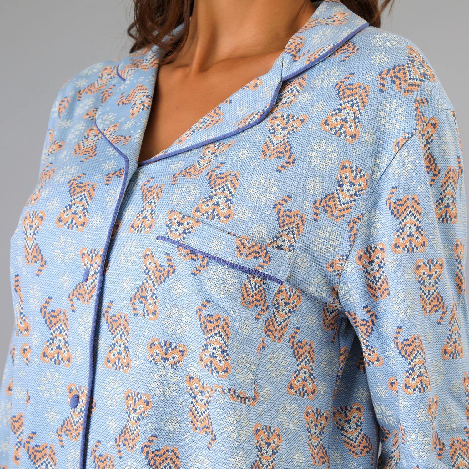 Set Camisero + Pantalón Azul-3