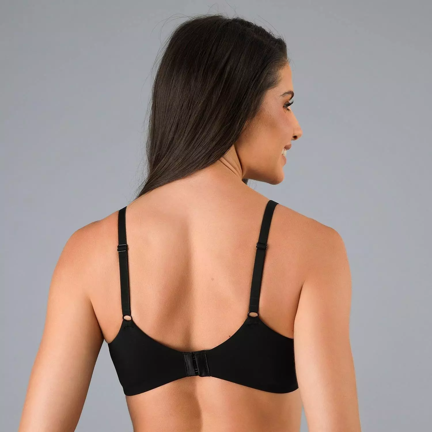 Sosten Sin Arco Jacquard Negro-2
