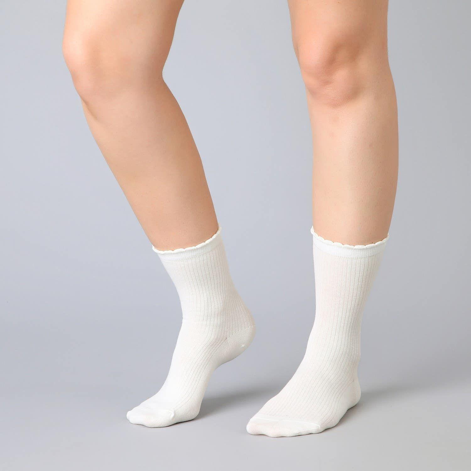 Pack 3x Calcetín Rib Café-1