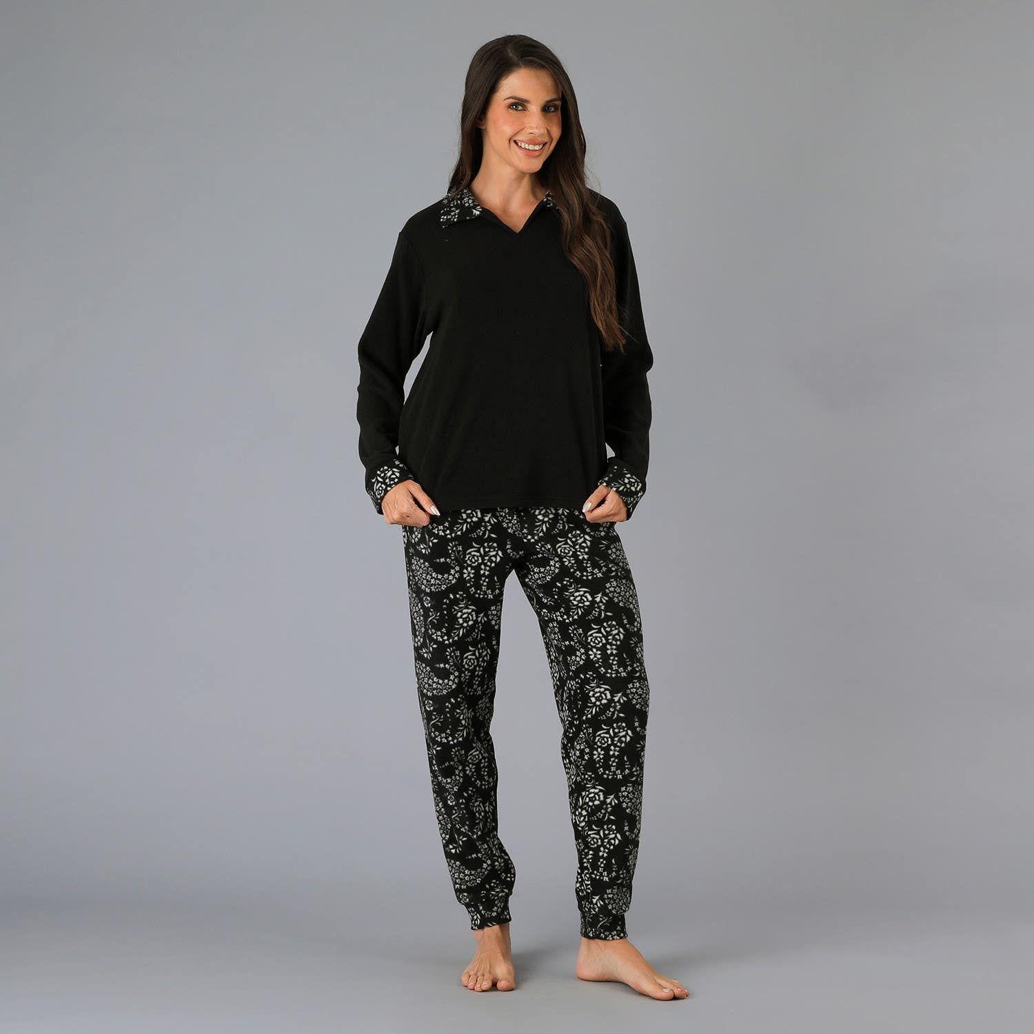 Pijama Cuello Print-0