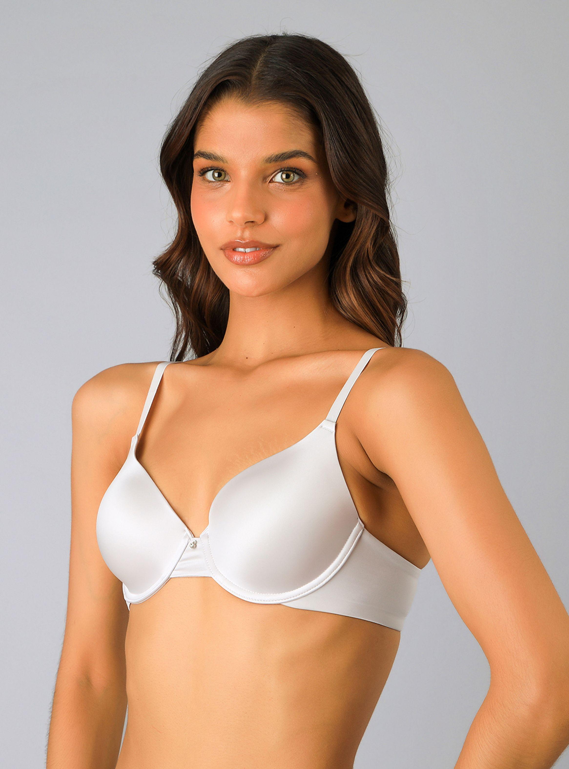 Sosten Microfibra Satinada Copas Gris-0