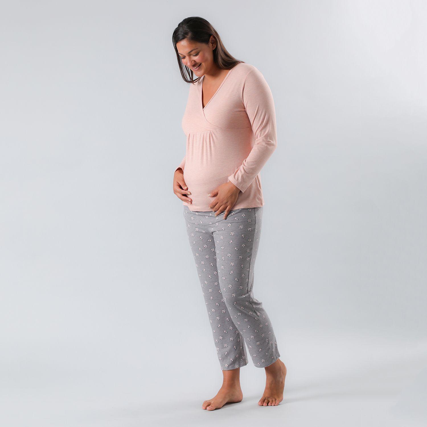 Pijama Maternal Top + Pantalon-0