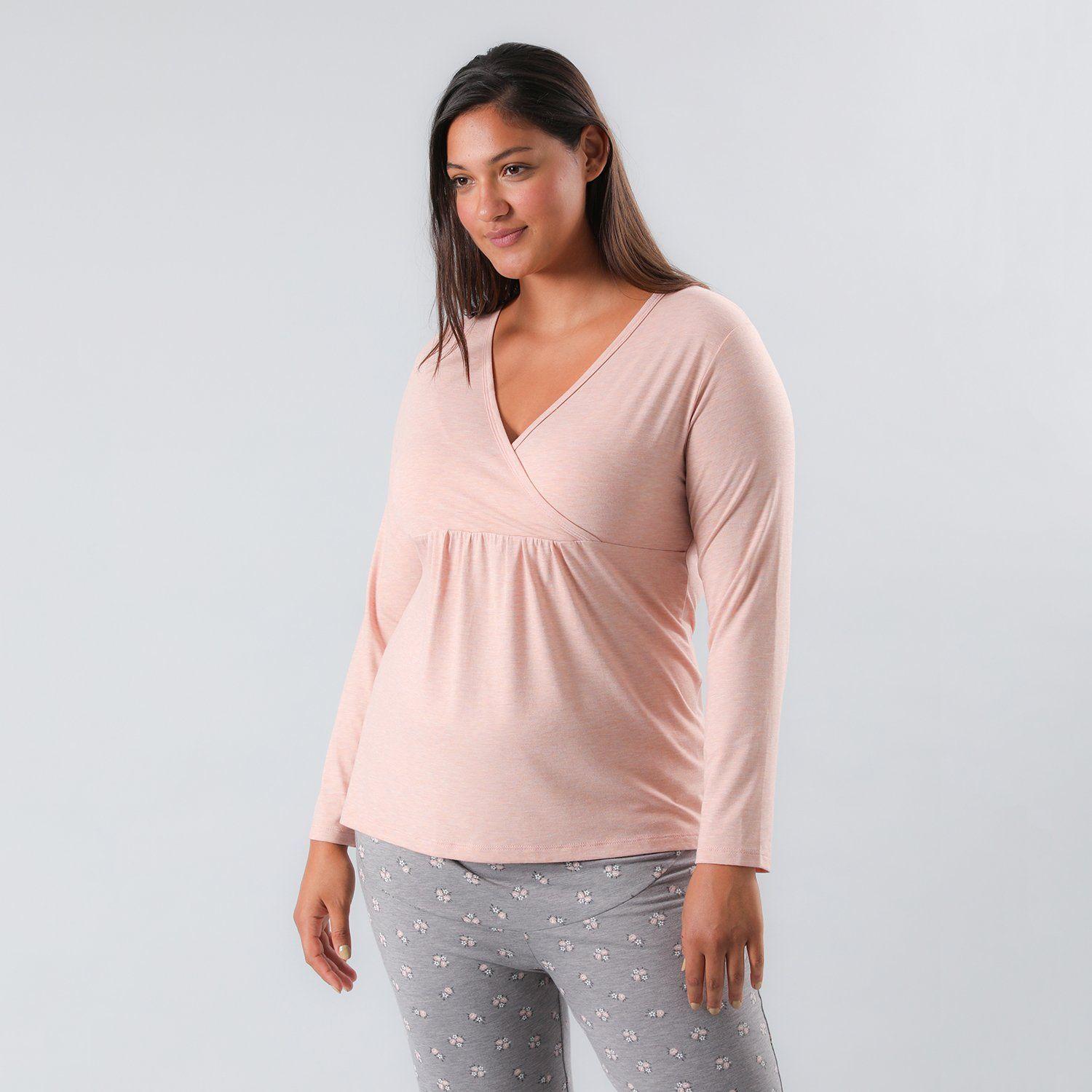 Pijama Maternal Top + Pantalon-1