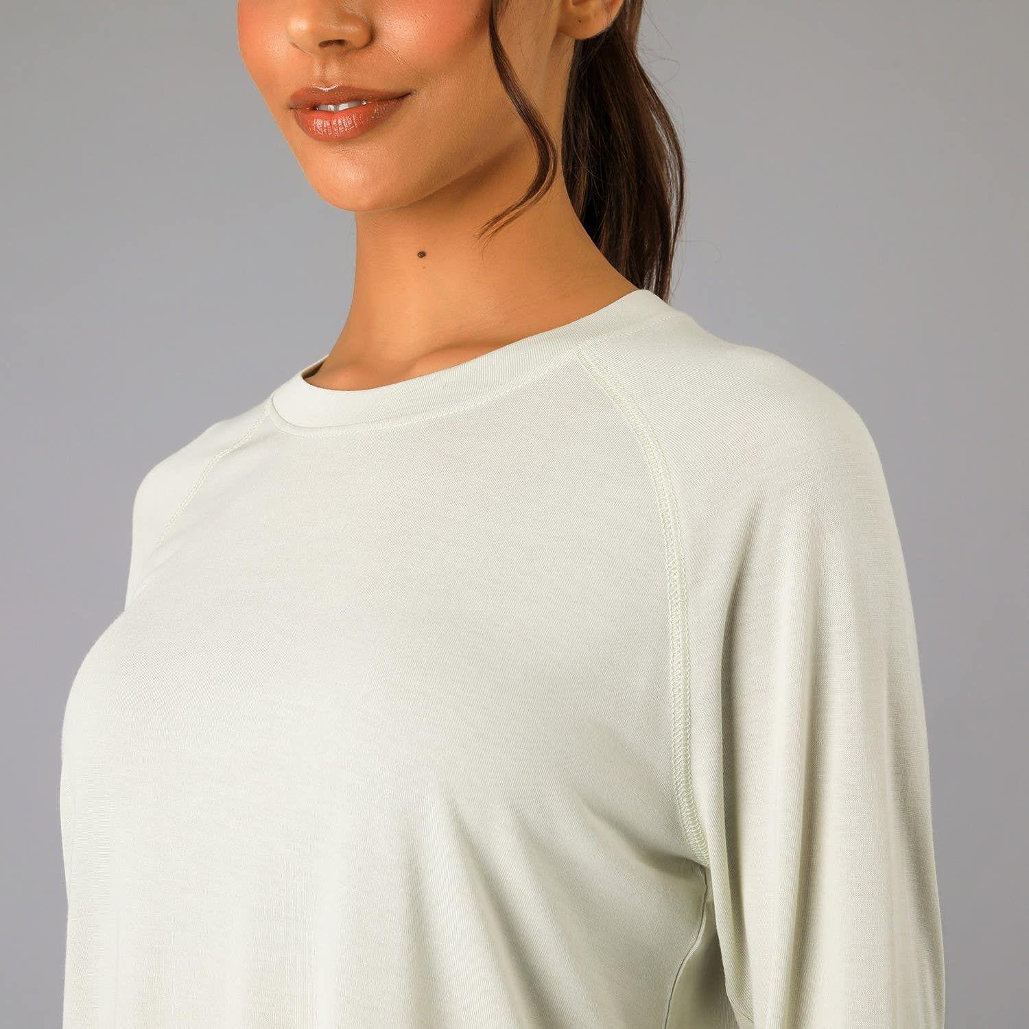 Polera Modal Manga Larga Verde-2