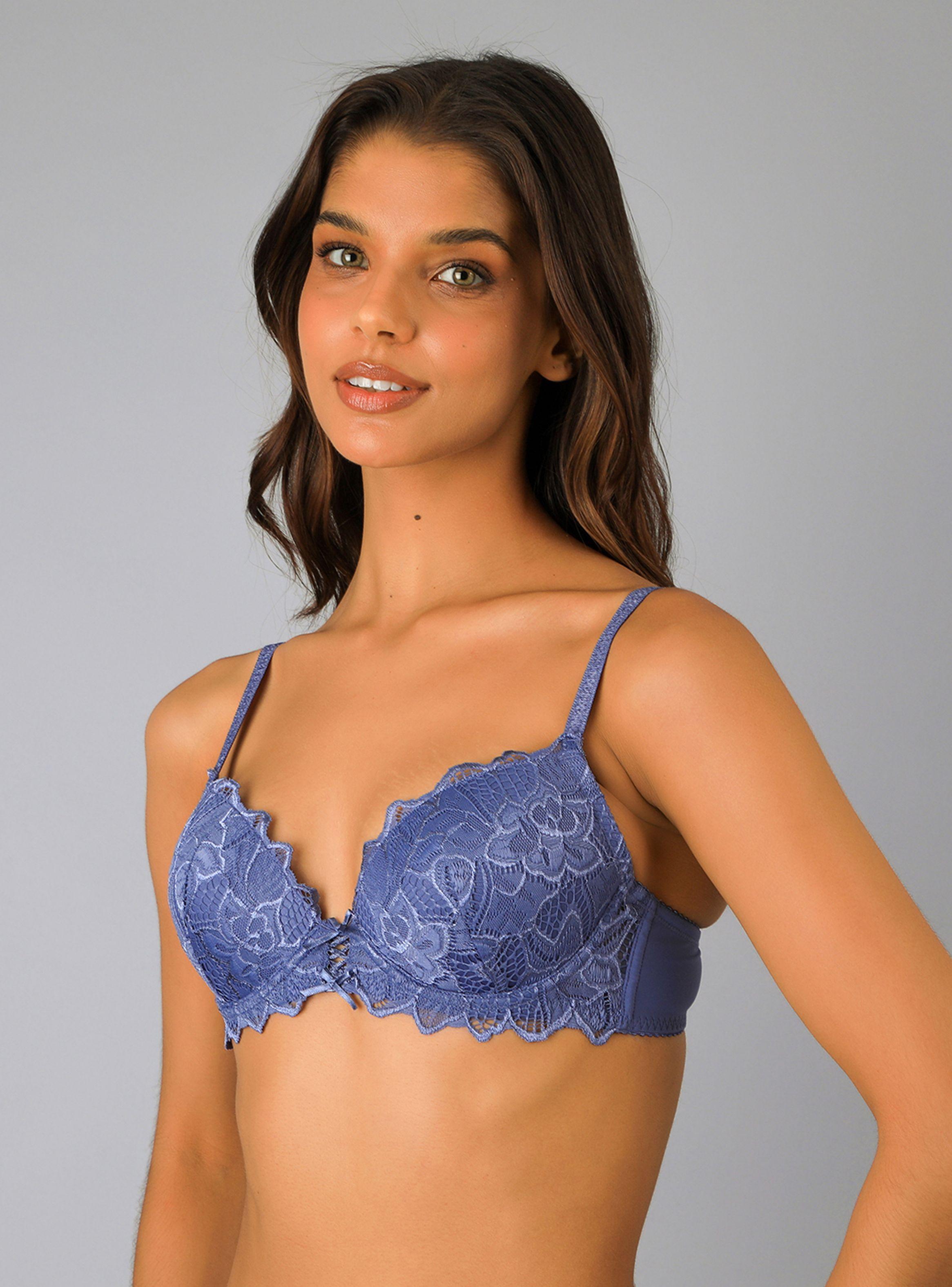 Sostén Push Up Azul-0