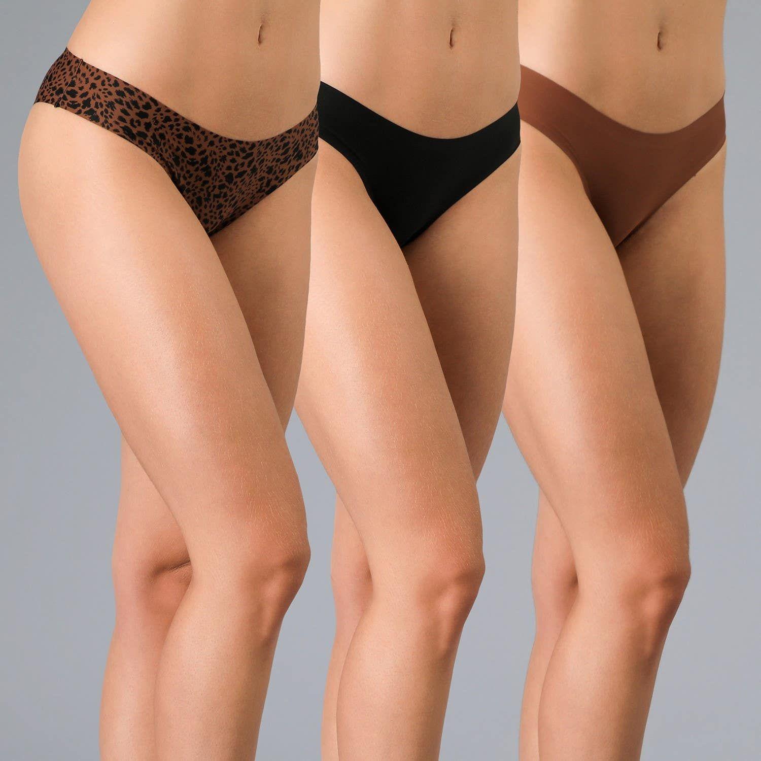 Pack 3X Bikini Microprint Bonded Mix-9-0