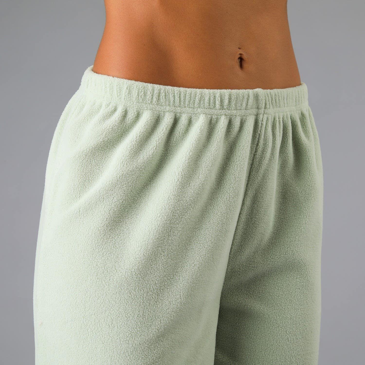 Pijama Coral/Microfleece Medio Cierre Verde-3