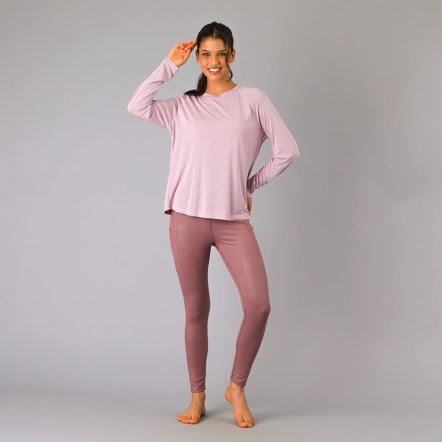 Polera Modal Manga Larga Morado-0