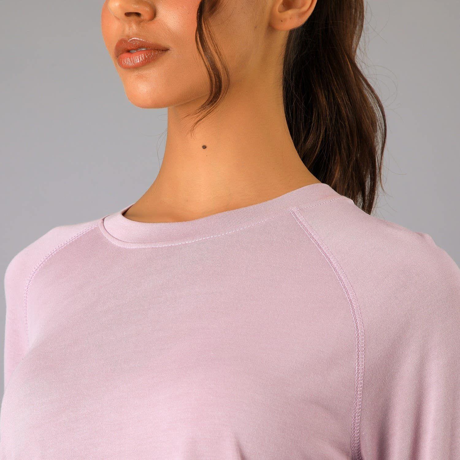 Polera Modal Manga Larga Morado-2