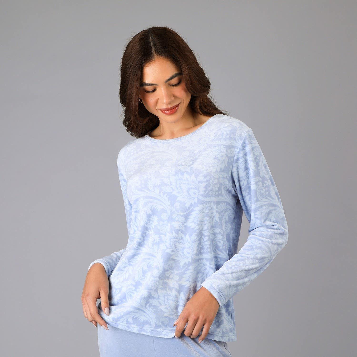 Pijama Cuello Haggy Azul-1