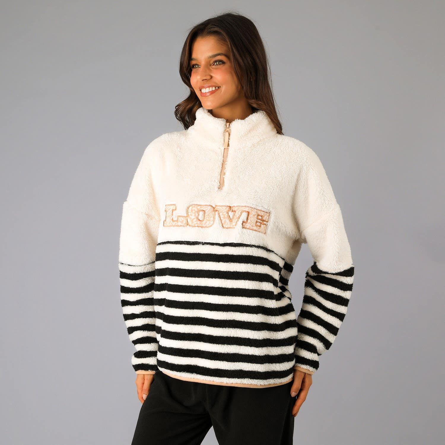 Pijama Coral/Microfleece Medio Cierre-1