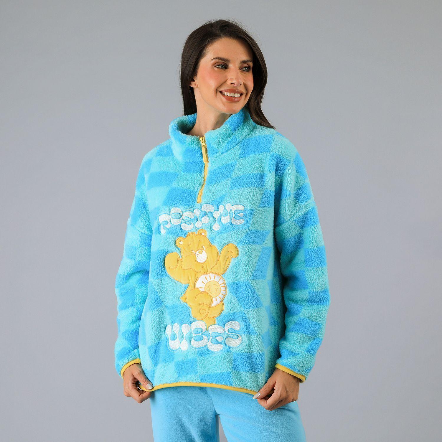 Pijama Coral/Microfleece Medio Cierre Cariñositos-1