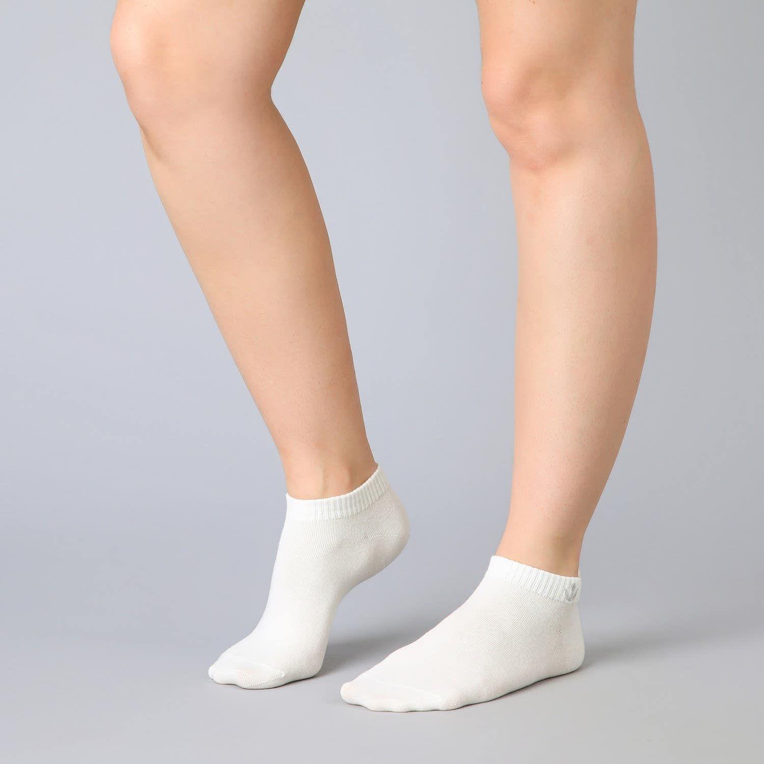 Calcetín 3X Pack Corto Bordado Gris-2