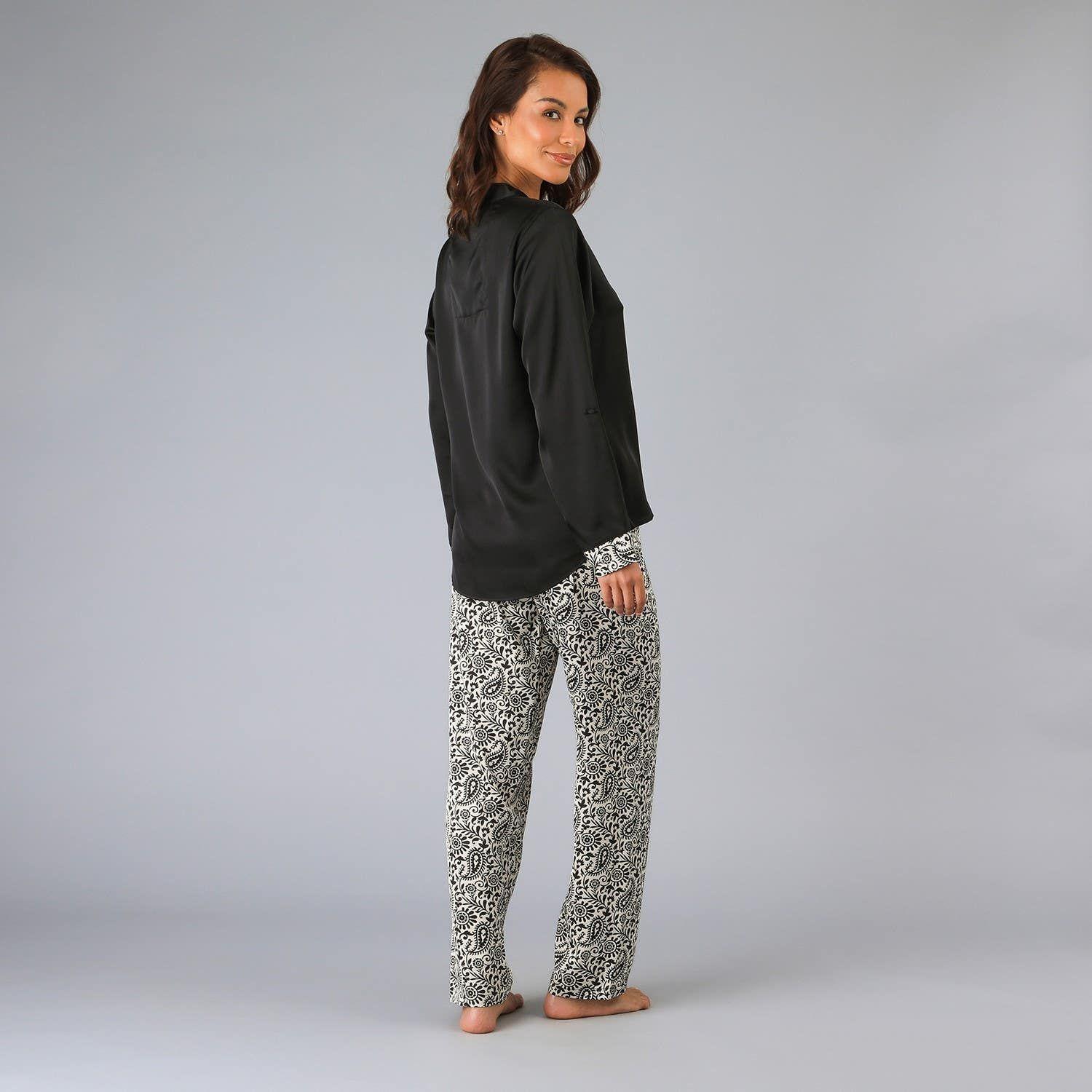 Set C. Mao + Pantalón Satín Print-1