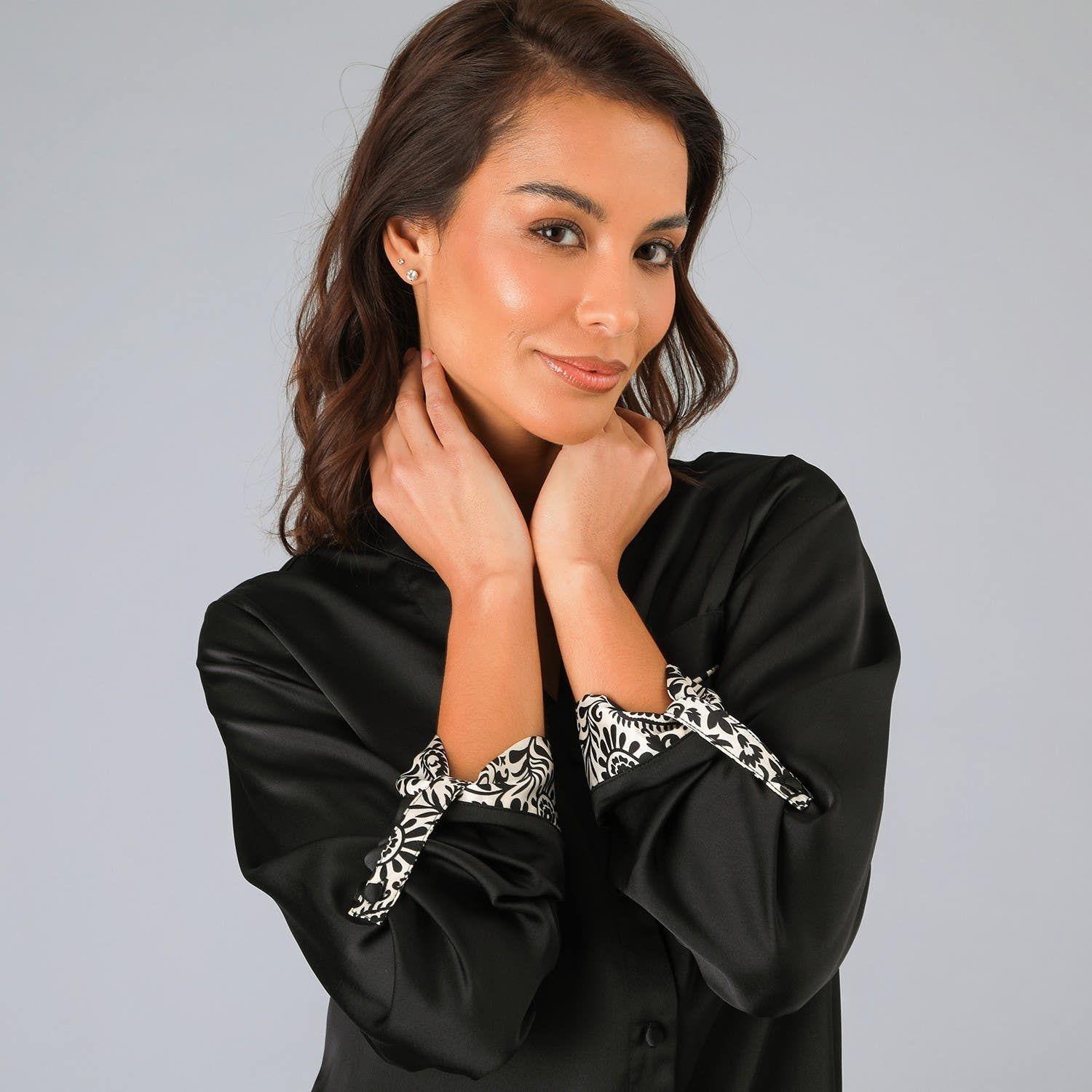 Set C. Mao + Pantalón Satín Print-2