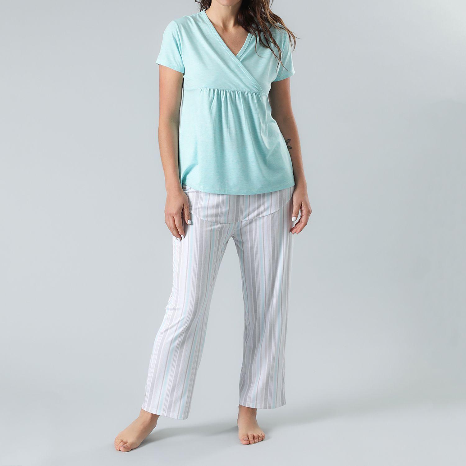 Pijama Maternal Top + Pantalon-0