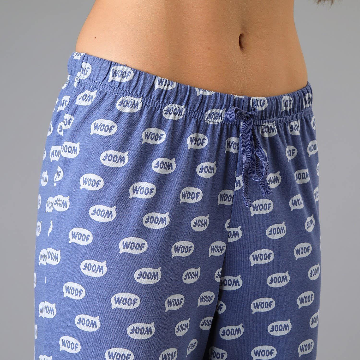 Pijama Cuello Redondo Marina-2