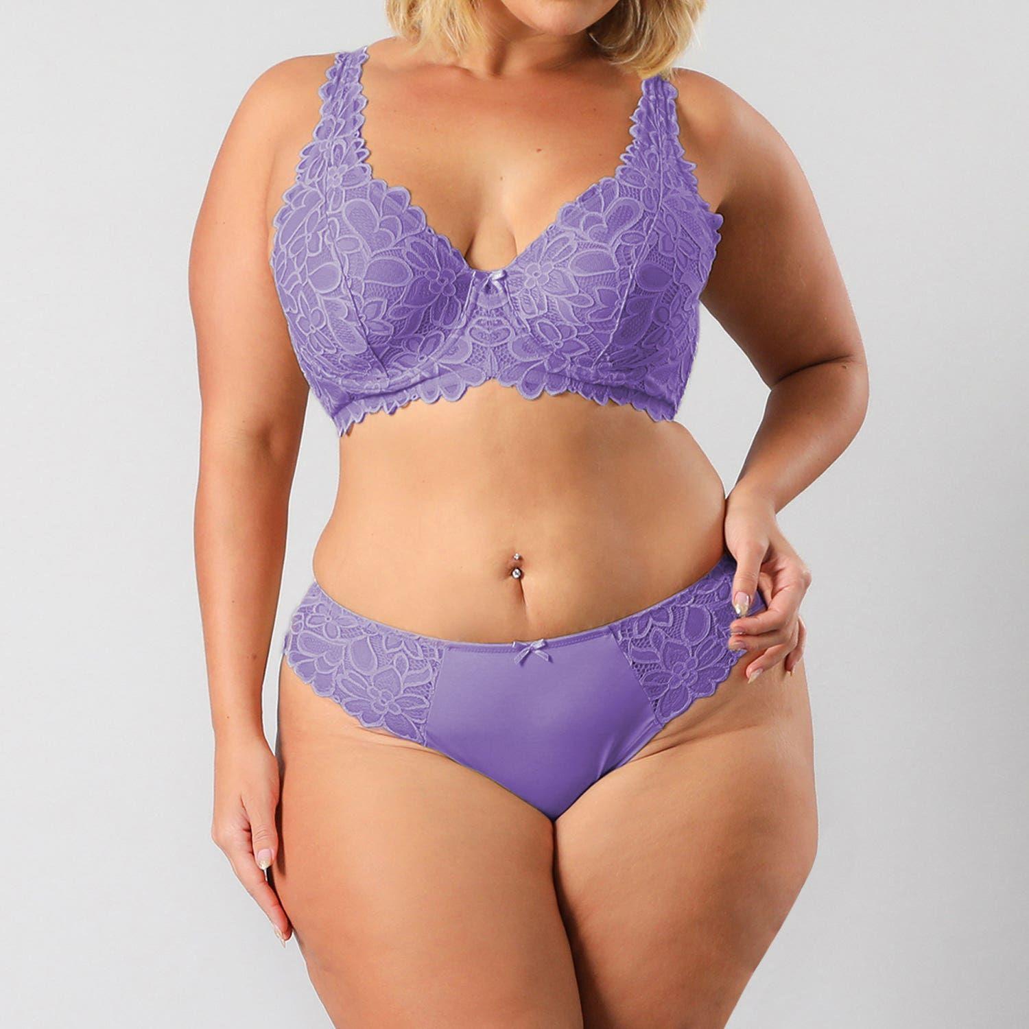 Sosten Bralette Encaje Flor-0
